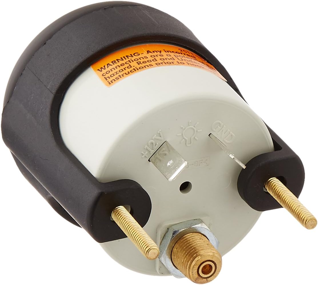 Auto Meter 5903 ES 2-1/16" 30 in. Hg/30 PSI Mechanical Vacuum/Boost Gauge