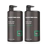 Every Man Jack Eucalyptus Mint Hydrating Mens Body Wash for All Skin Types - Cleanse, Nourish, and Hydrate Skin with Naturally Derived Ingredients - Paraben Free, Phthalate Free, Dye Free - 33.8oz