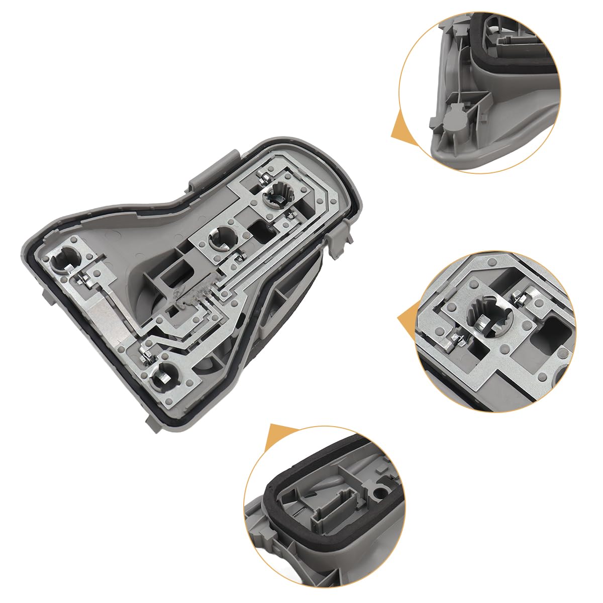 Ludom Support de feu arrière droit (circuit imprimé) compatible avec les modèles POLO 2006-2010, référence 6QD945258A