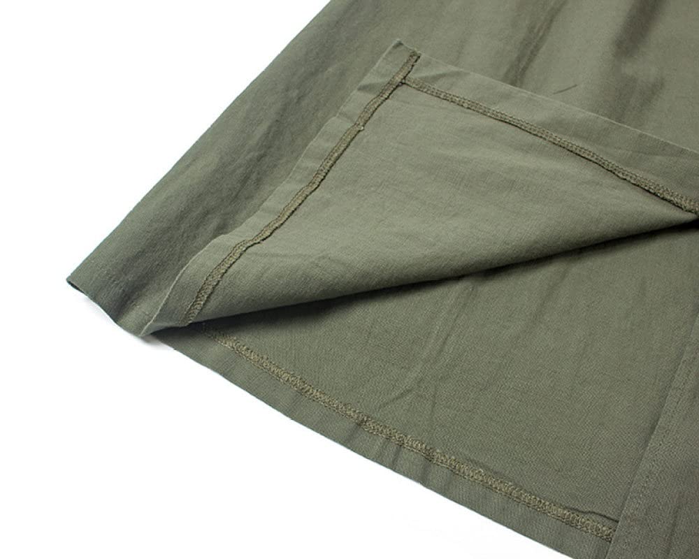 Faldas De Invierno para Mujer, Faldas Plisadas para Mujer Cintura Elástica Dobladillo Irregular Verde Midi Falda De Invierno para Mujer Faldas De Talle Alto Una