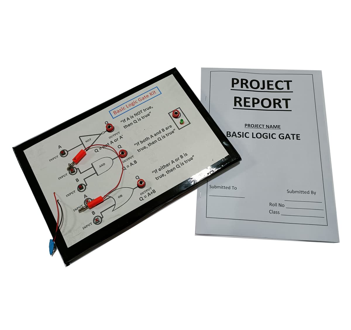 Project Hub School Science Ready to Use Base Hardboard Basic Logic Gate Kit