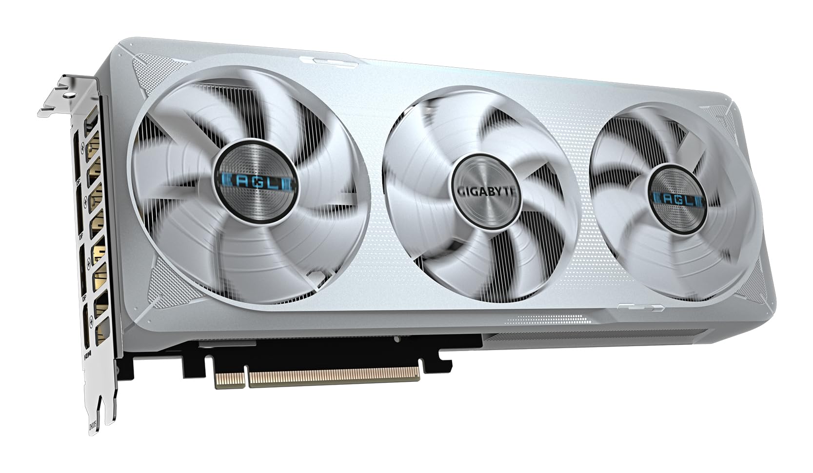 GIGABYTE GeForce RTX 5070 Eagle OC Ice SFF 12G Carte Graphique - 12 Go GDDR7, 192 Bits, PCI-E 5.0, 2587 MHz Core Clock, 3 x DP 2.1a, 1 x HDMI 2.1b, NVIDIA DLSS 4, GV-N5070EAGLEOC ICE-12GD
