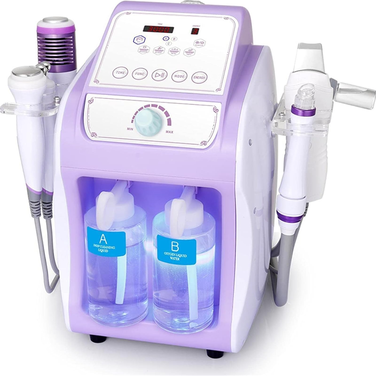 Water Dermabrasion Machine: 6-in-1 Oxygen Injection and Hydration for Deep Cleansing and Skin Rejuvenation Facial Care