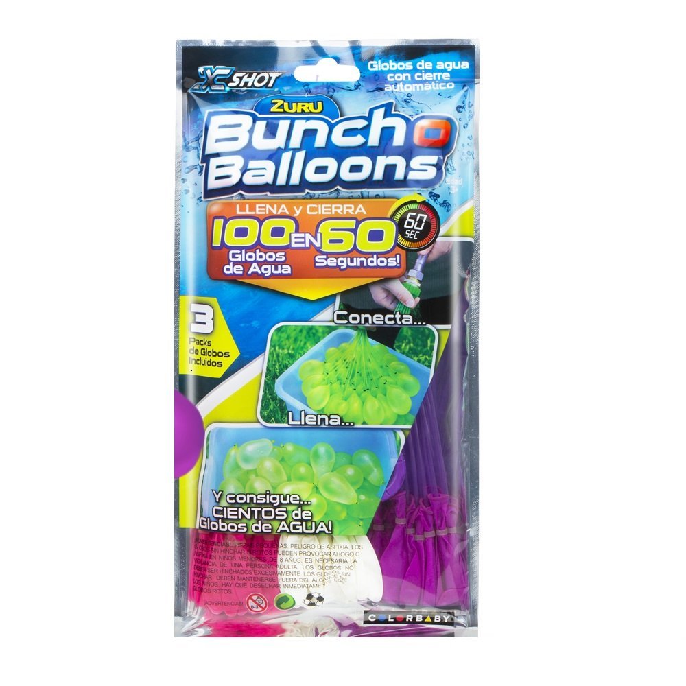 X-Shot – Pack of 100, Bunch O Balloons (Colorbaby 42717)