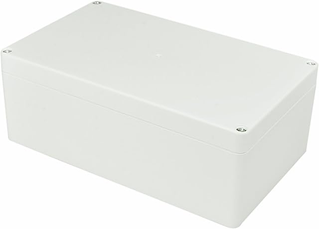 Therpin DIY Waterproof Electronic ABS Plastic Project Junction Box Enclosure 200mm x 120mm x 75mm(White)