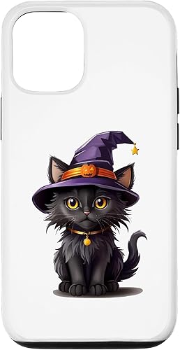 iPhone 15 Helloween pumpkin cat Case