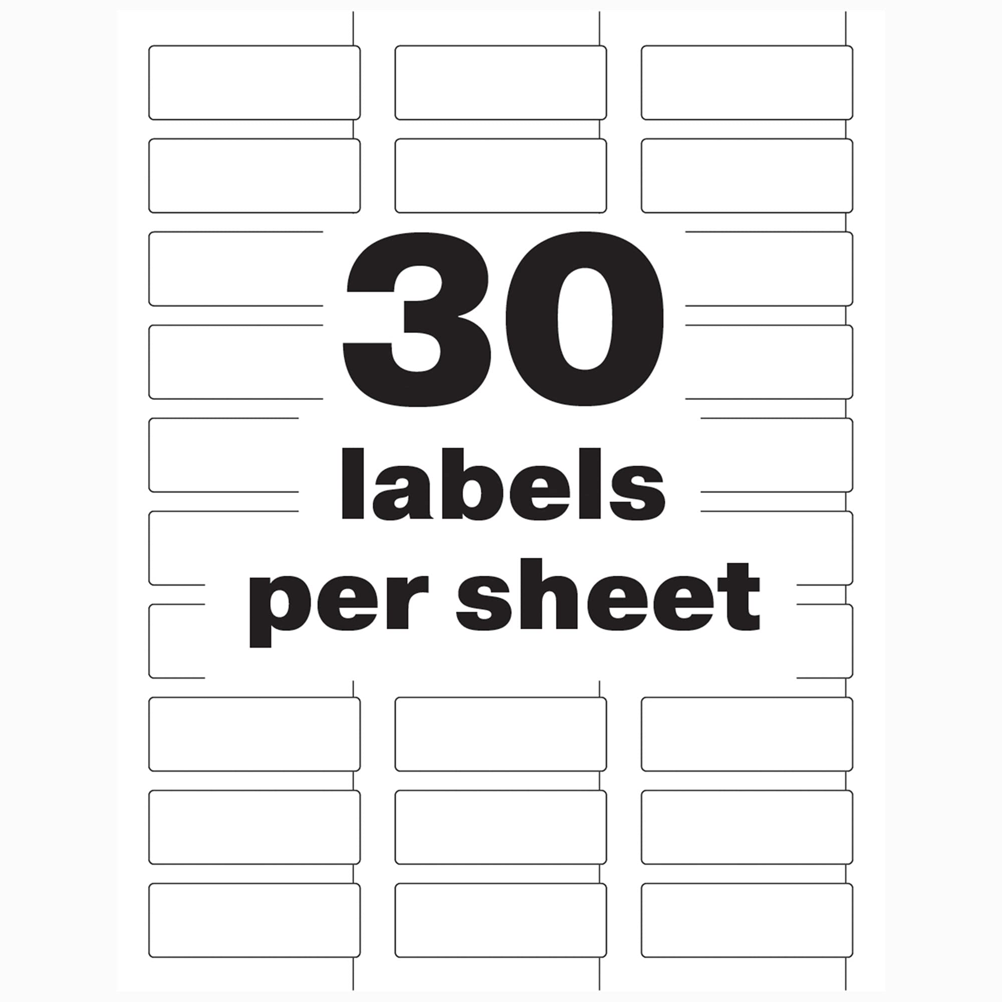 Avery® PermaTrack Etichette per tag asset a prova di manomissione