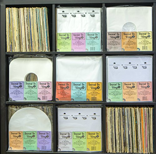 Image of 50 LP Inner Sleeves Anti Static Round Bottom 33 RPM 12 inch Vinyl Record Sleeves Provide Your LP Collection with The Proper Protection - Invest In Vinyl (Pack of 3)