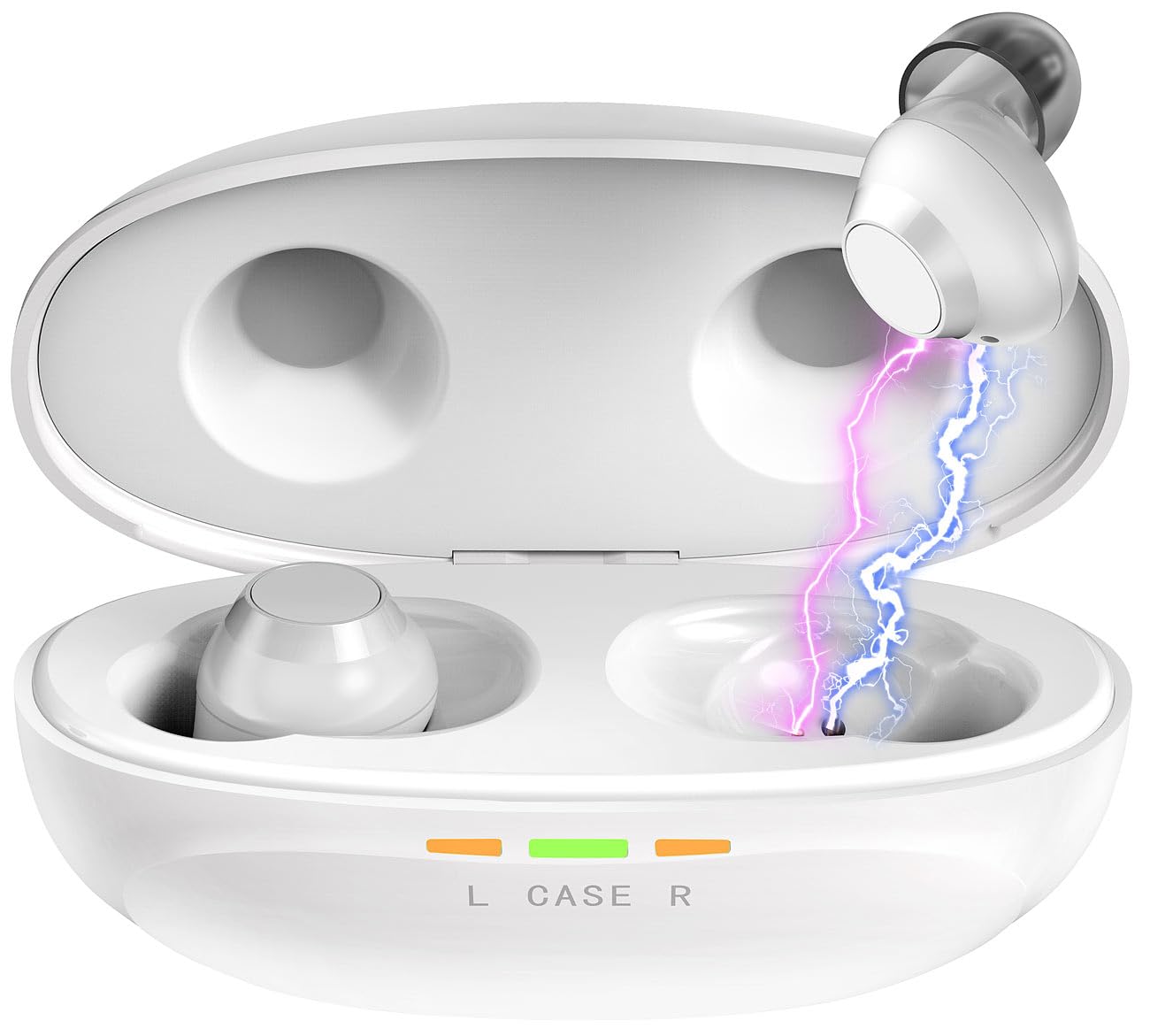 newgen medicals Hörgeräte Mini: Medizinisches IdO-Digital-Hörgerät, Bluetooth, ENC, WNR, WDRC, 117 dB (in-Ear, ohne Rezept)