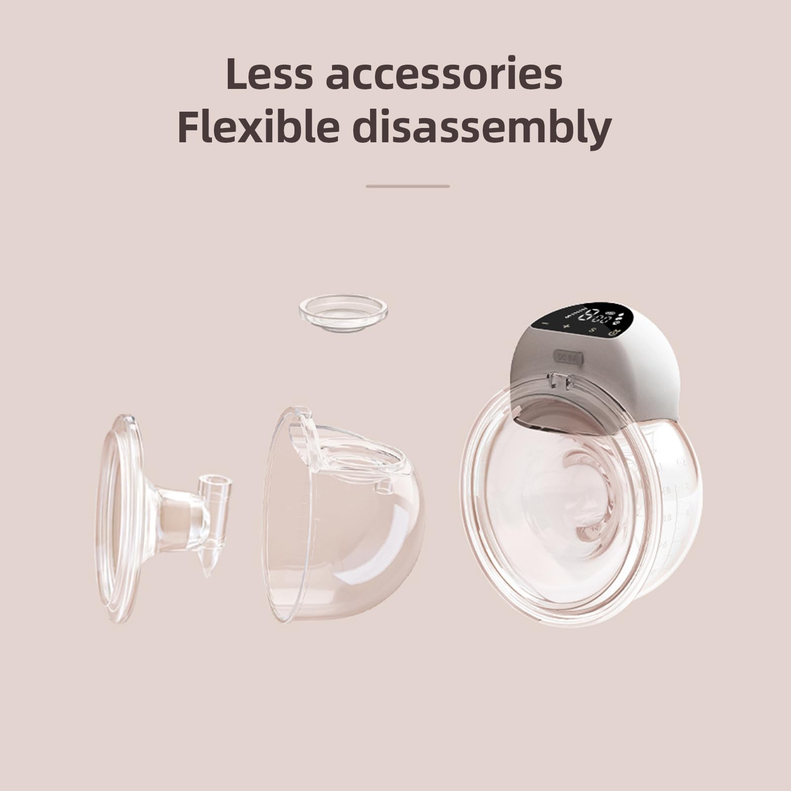 Tire-Lait électrique Portable Pompe D'allaitement Efficace à Faible Bruit pour les Mamans Qui Travaillent 3 Modes pour les Voyages à Domicile Comprend un Collecteur de Lait Mères Qui Allaitent