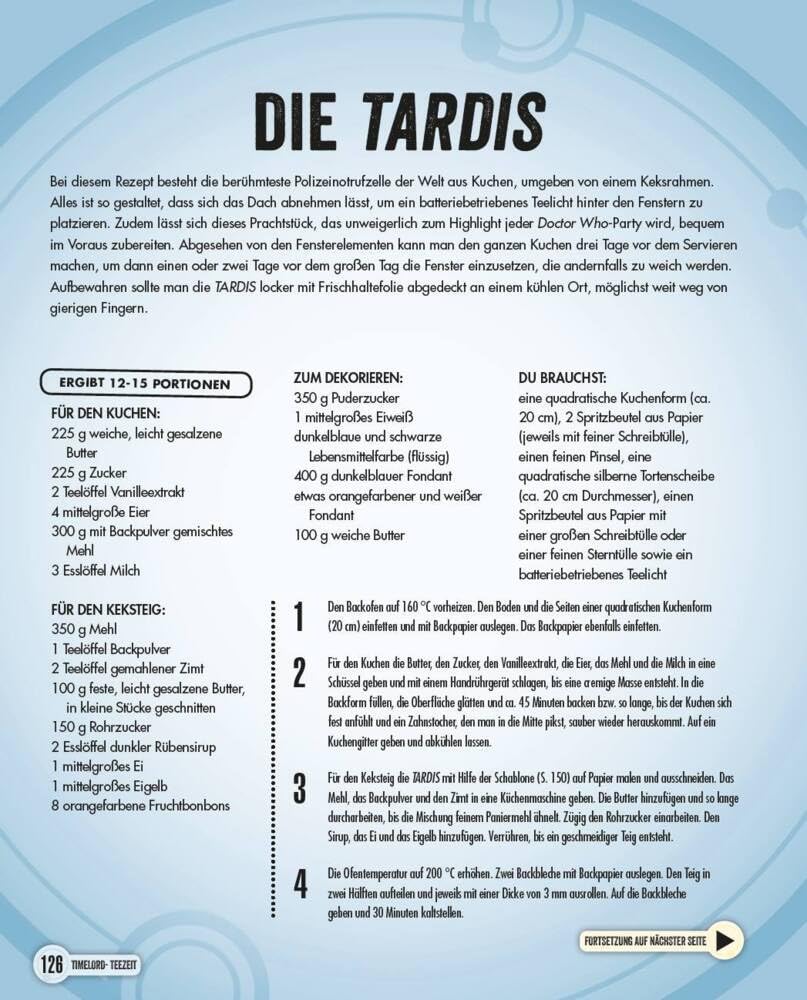 Doctor Who: Das offizielle Kochbuch: Zeit und relative Dimension in 40 Rezepten