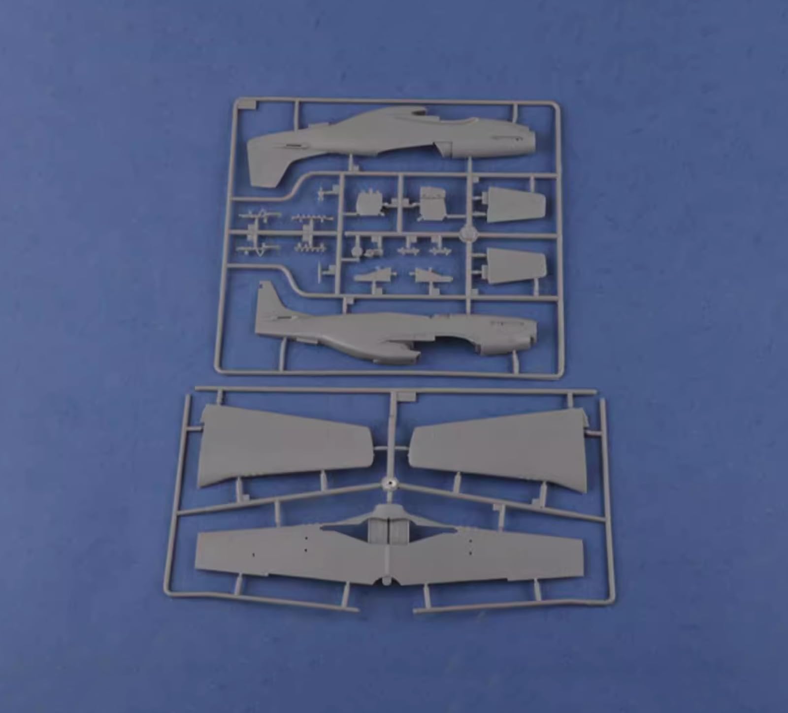 Maquetas de Aviones Kit Plástico, P-51D Mustang IV Fighter Escala 1/48, 8 x 9.3Inchs