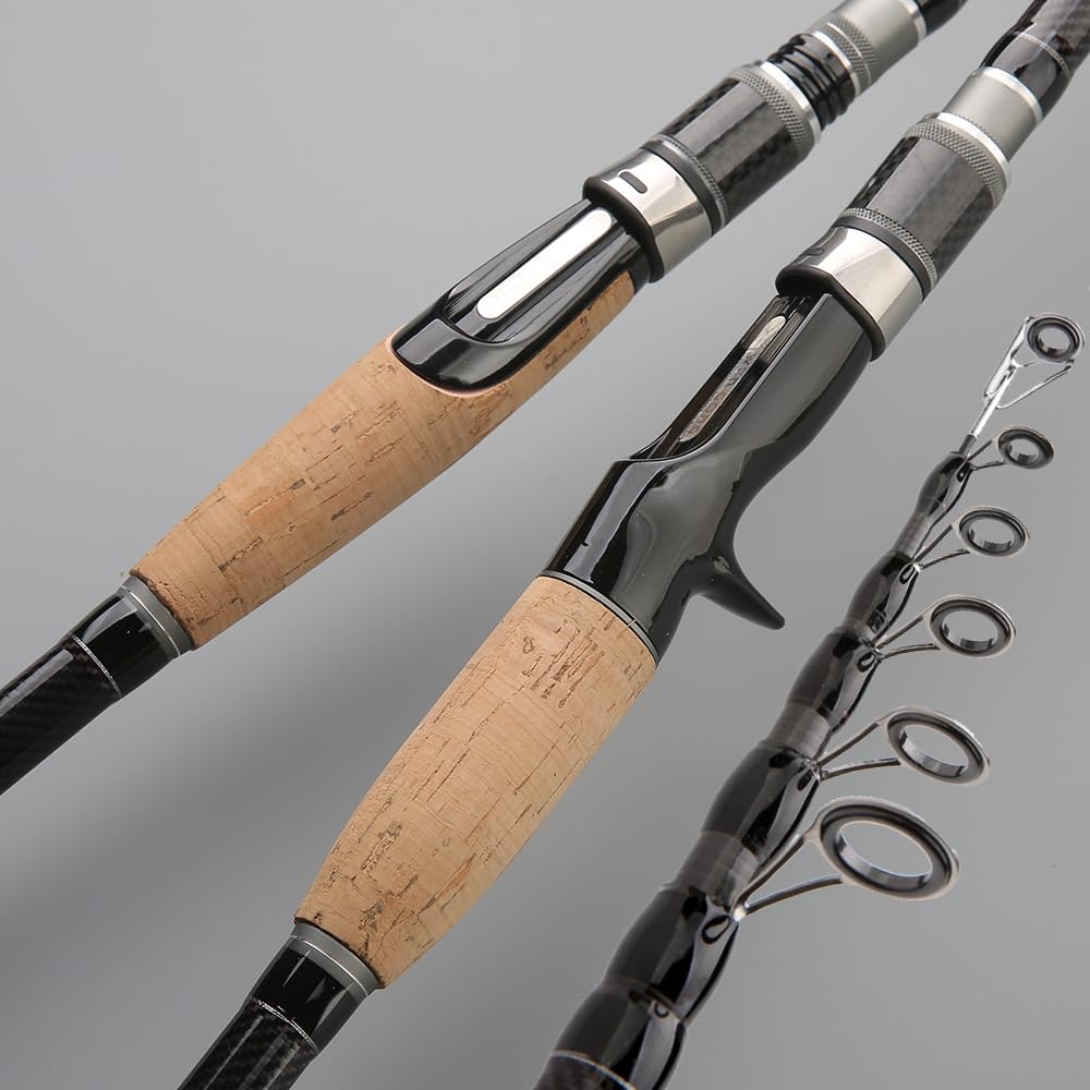 CañAs De Pescar Cañas de pescar telescópicas de 1,8 a 3,0 m, ultraligeras, for spinning, fundición, de carbono, accesorios for pesca con caña, caña for jigging CañA De Pescar(Spinning Rod,2.7 m)