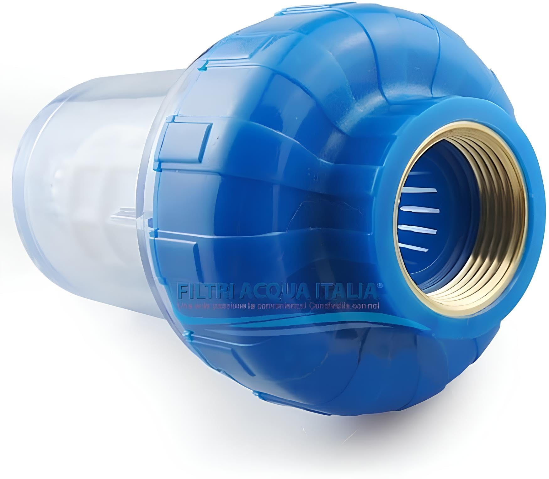 Filtro Anticalcare per Lavatrice e Lavastoviglie + Ricariche di Polifosfato da 1,5 kg (10 ricariche) Attacchi in ottone 3/4"