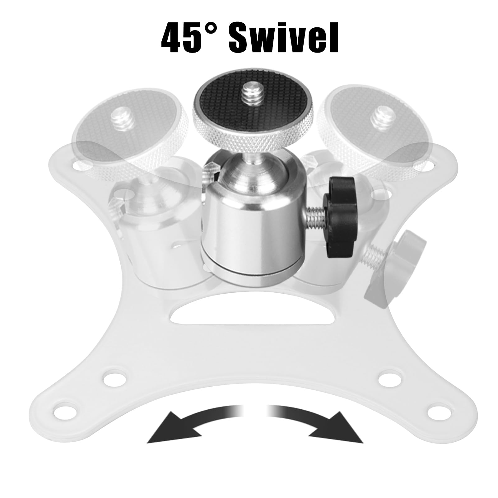 2-Be-Best Support de vidéoprojecteur, support de plafond réglable universel pour mini projecteur, blanc