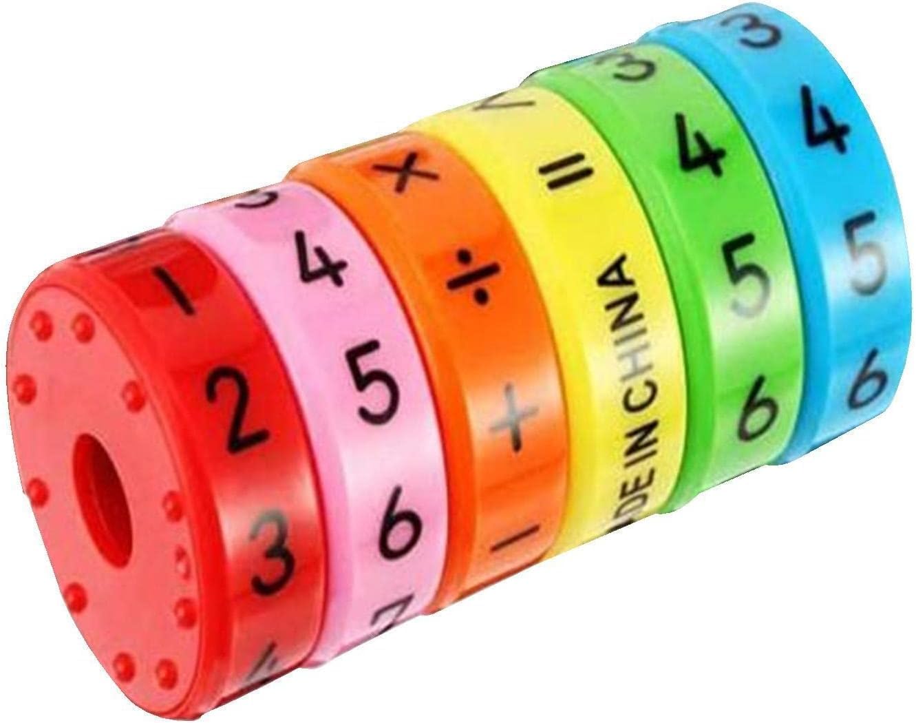Magnetic Arithmetic Learning Toy for Kids Ages 7-10, Colorful Rotating Maths Puzzle Game for Addition, Subtraction, Multiplication and Division Practice at Home or School-image-17