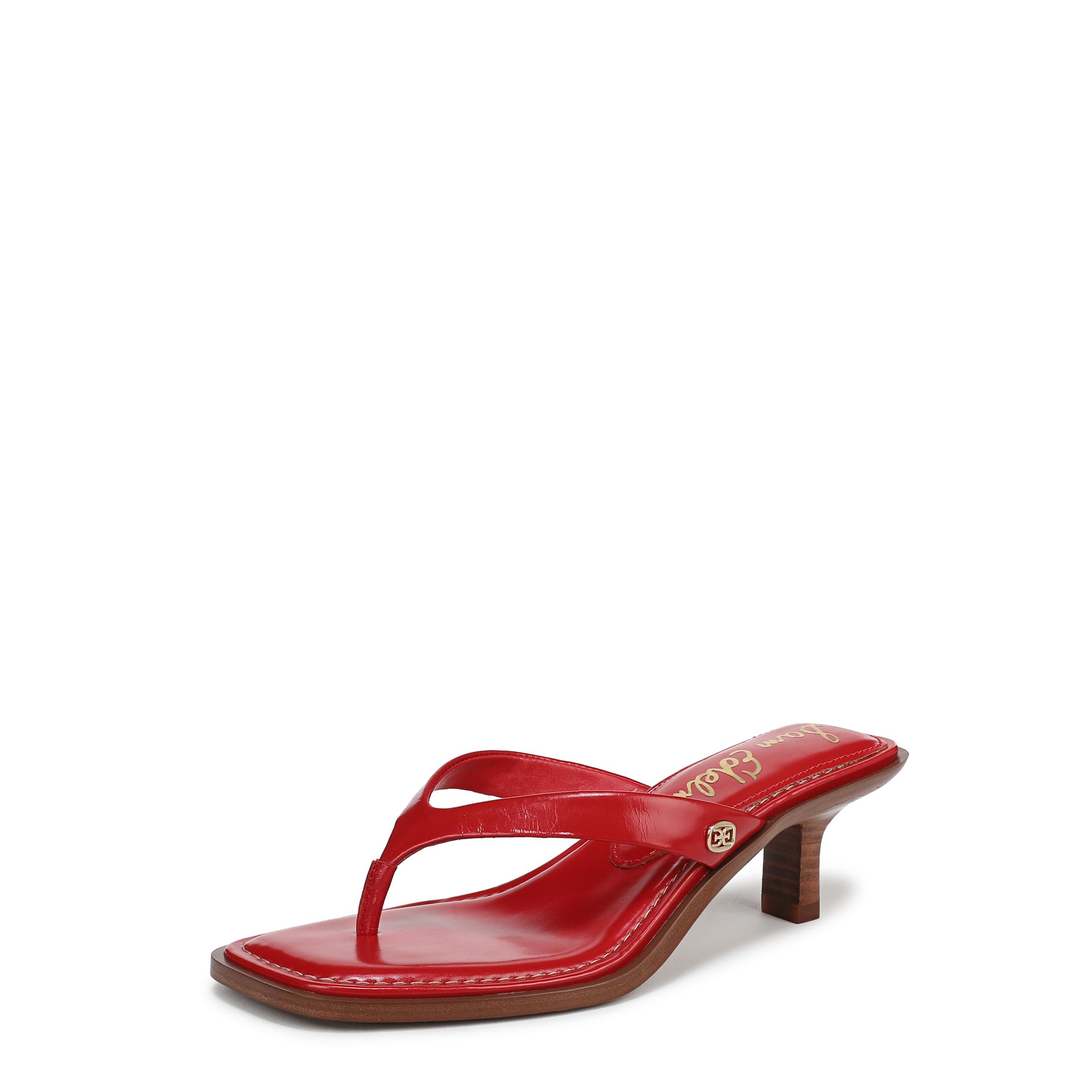 Sam Edelman Women's Heeled Sandal + Comfortable + Office Wear + Stylish + Soft Leather + 6 Inches Heel + Size 8 US + Tre 
