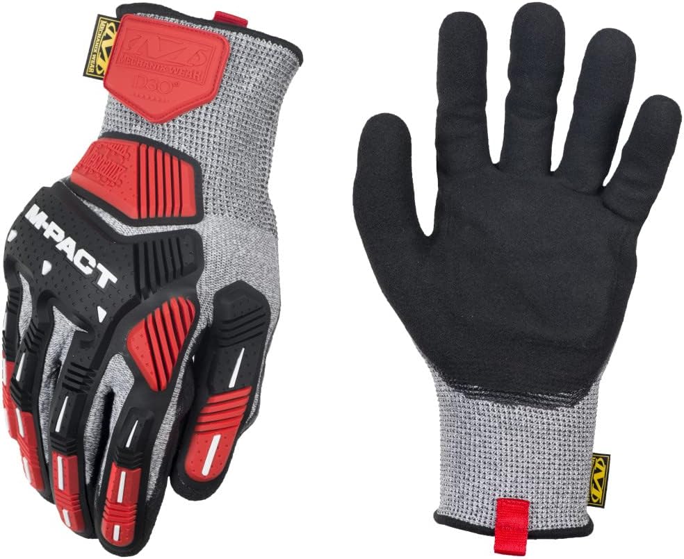 Mechanix Wear M-Pact® Knit CR5A5 Gloves (Large, Grey/Black)
