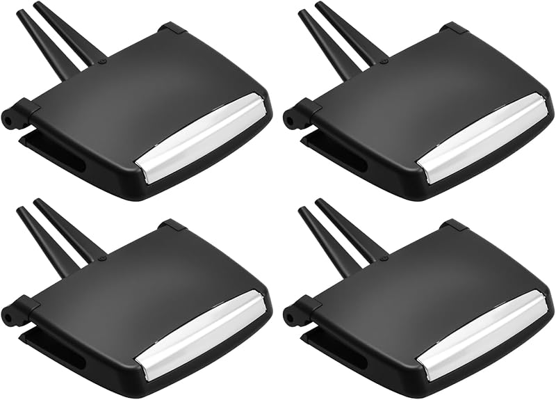 Kit de presilhas da saída de ar-condicionado ZyloPlinx para XC90 2014–2023 – 4 unidades