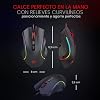 Redragon M602 Mouse Gamer, Mouse Gamer RGB Ergonómico con Cable con 7200 DPI Ajustable, 9 Botones Programables, Software Profesional para Gamer Oficina [Negro] 3