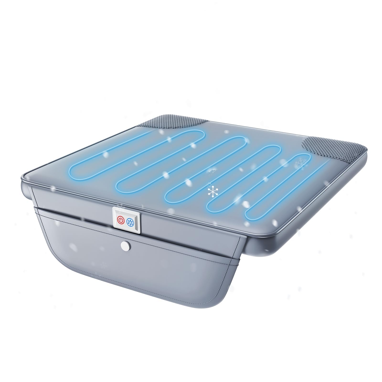 【80%OFF】【1,599円】 KFJ DC12V/24V・USB給電対応 抗菌防水・滑り止め加工 送風ファン搭載 水冷式クールシート 【送料無料】