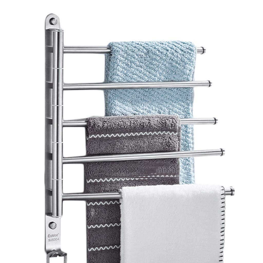 Toallero de baño múltiple giratorio ideal para aseos familiares