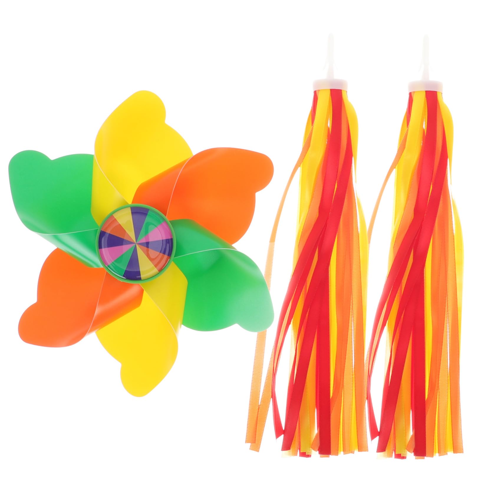 Outanaya 1 Set Handlebar Streamers and for Scooters and Bicycles Fun Decorative Ribbons for Bikes Bright Tassel Grips for Boys