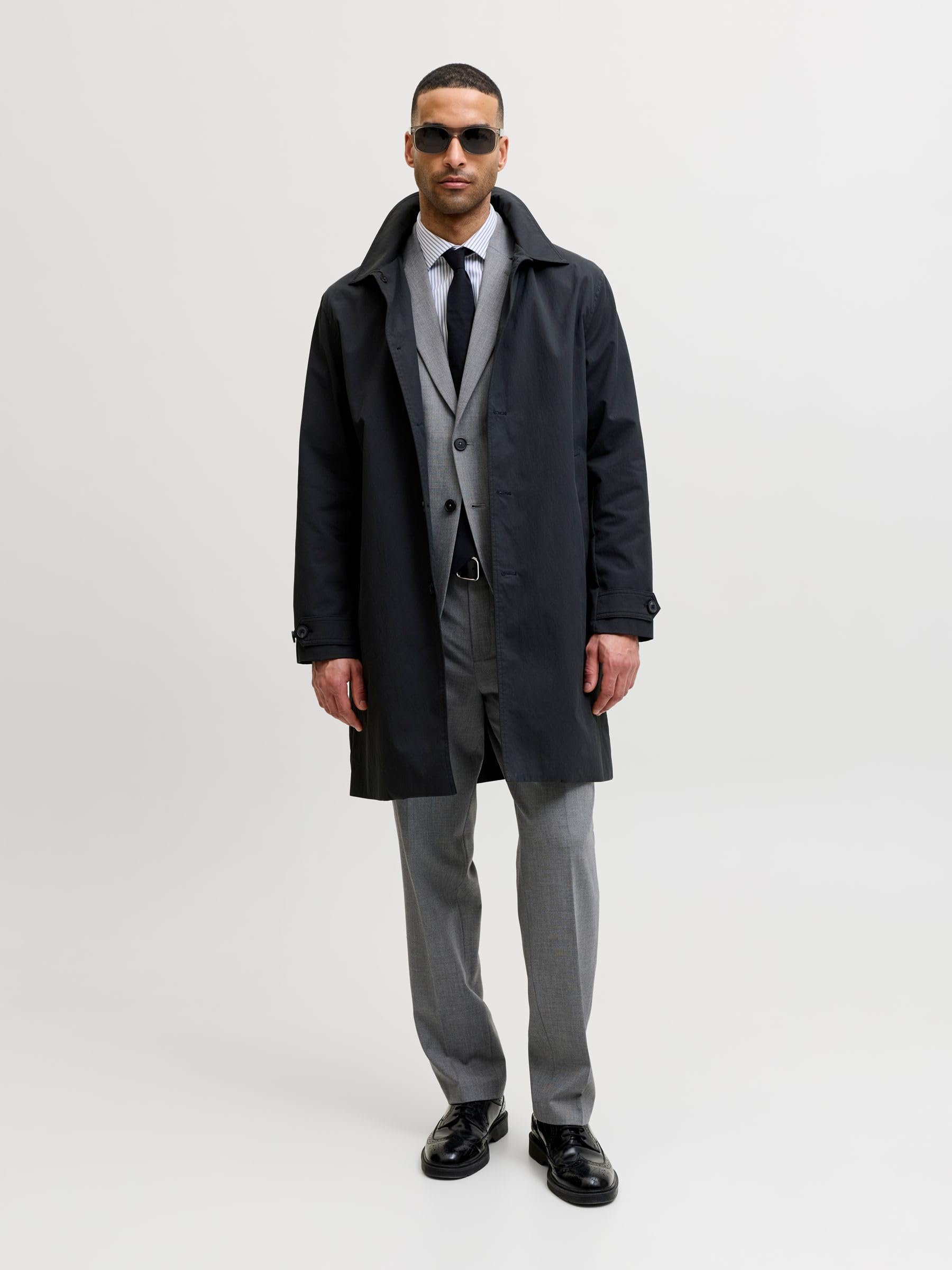 Jack & Jones JPRTHEO Blazer Noos, Jasnoszary melanż/dopasowanie: regular fit, 50