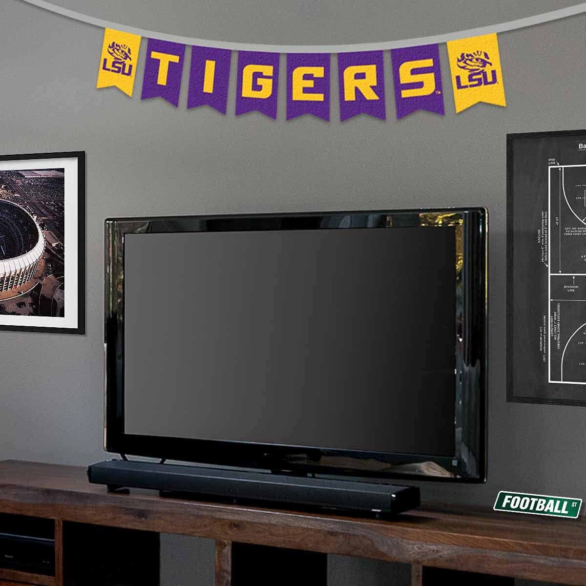 Louisiana State LSU Tigers Banner String Pennant Flags - Image 4