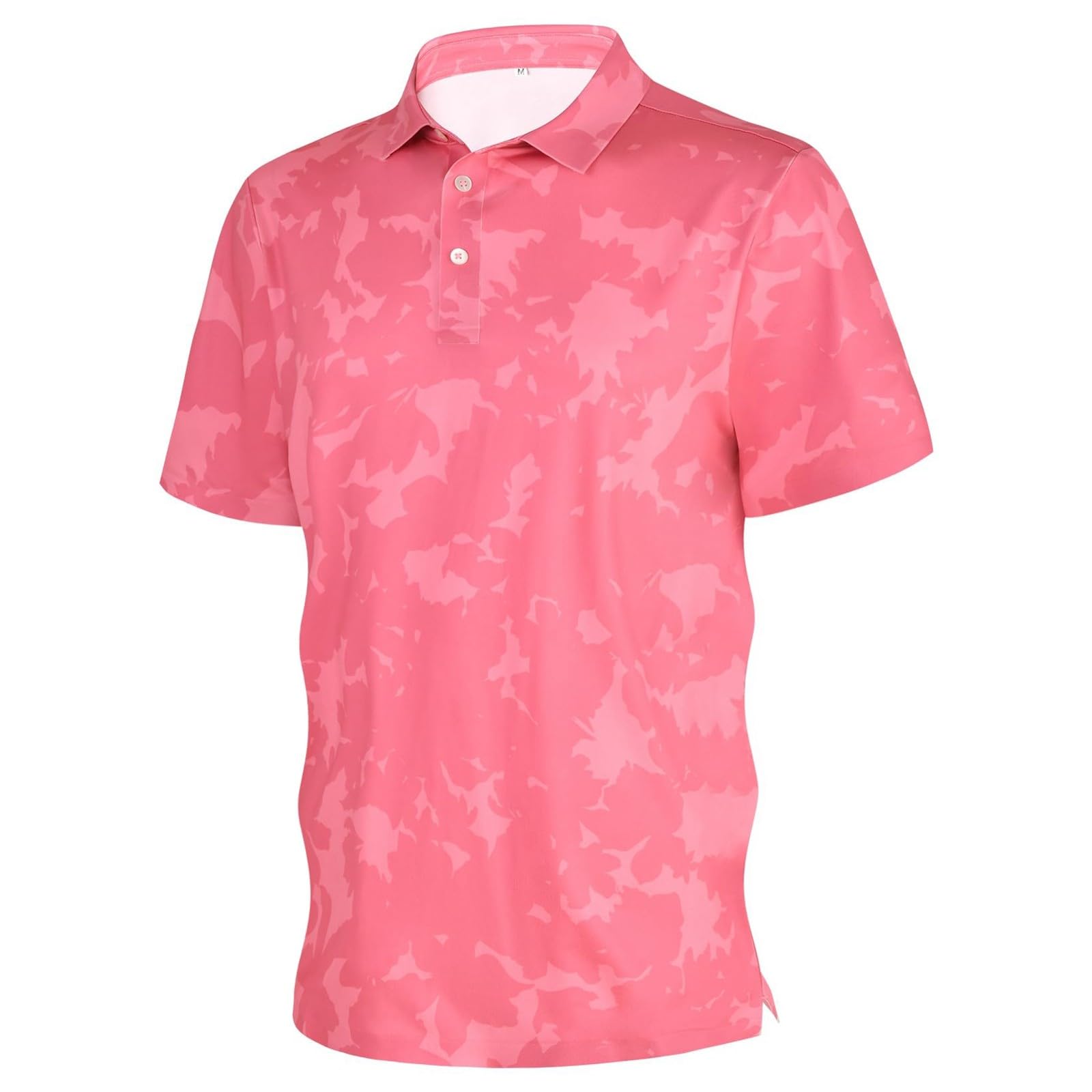 Men'S Short Sleeve Shirts - Fashion Print Shirt Comfortable Blend Knit Top For Casual Business Wear And Outdoor Activities