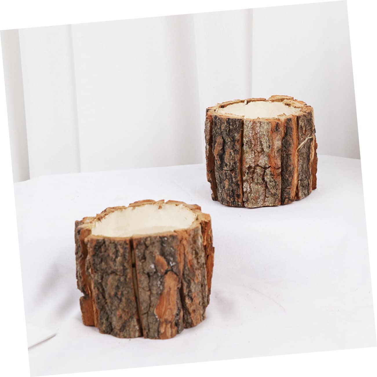 SEWACC 3 Piezas Portalápices de Madera Organizadores para Bolígrafos Contenedores de Escritorio Portalápices para Mesa Suministros de Papelería
