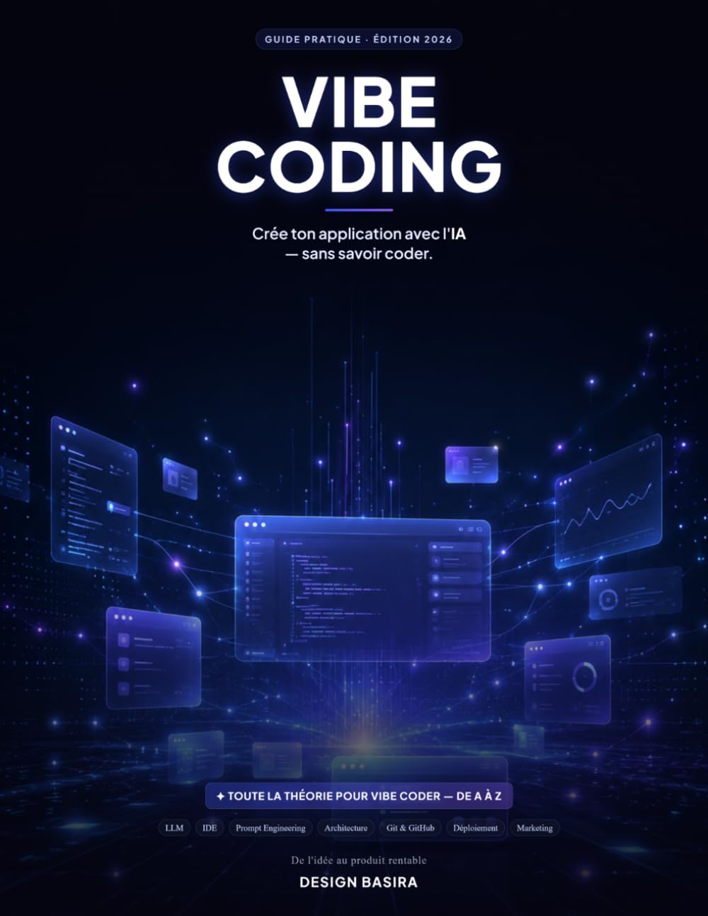 Vibe Coding: Crée ton application avec l'IA sans savoir coder — toute la théorie du vibe coding, de l'idée au produit rentable: 1 (Vibe Coding Mastery)