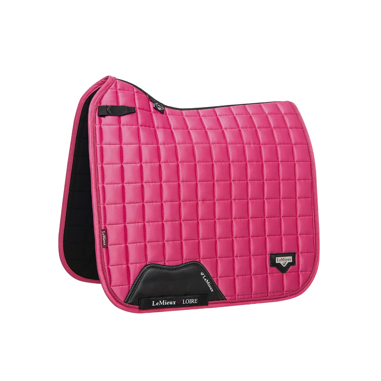 LeMieux Dressage Loire Classic Square Saddle Pad - Saddle Pads for Horses - Equestrian Riding Equipment and Accessories (Watermelon - Large) — image 1