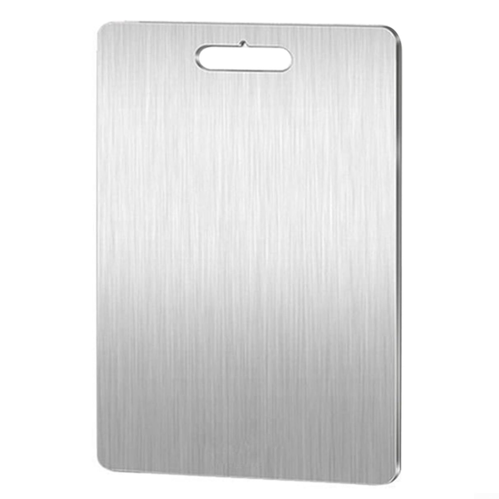 Stainless Steel Chopping Board, Multifunctional Cutting Board Kneading Dough Double Sided Boards for Meat Fish Vegetable(28x39cm)