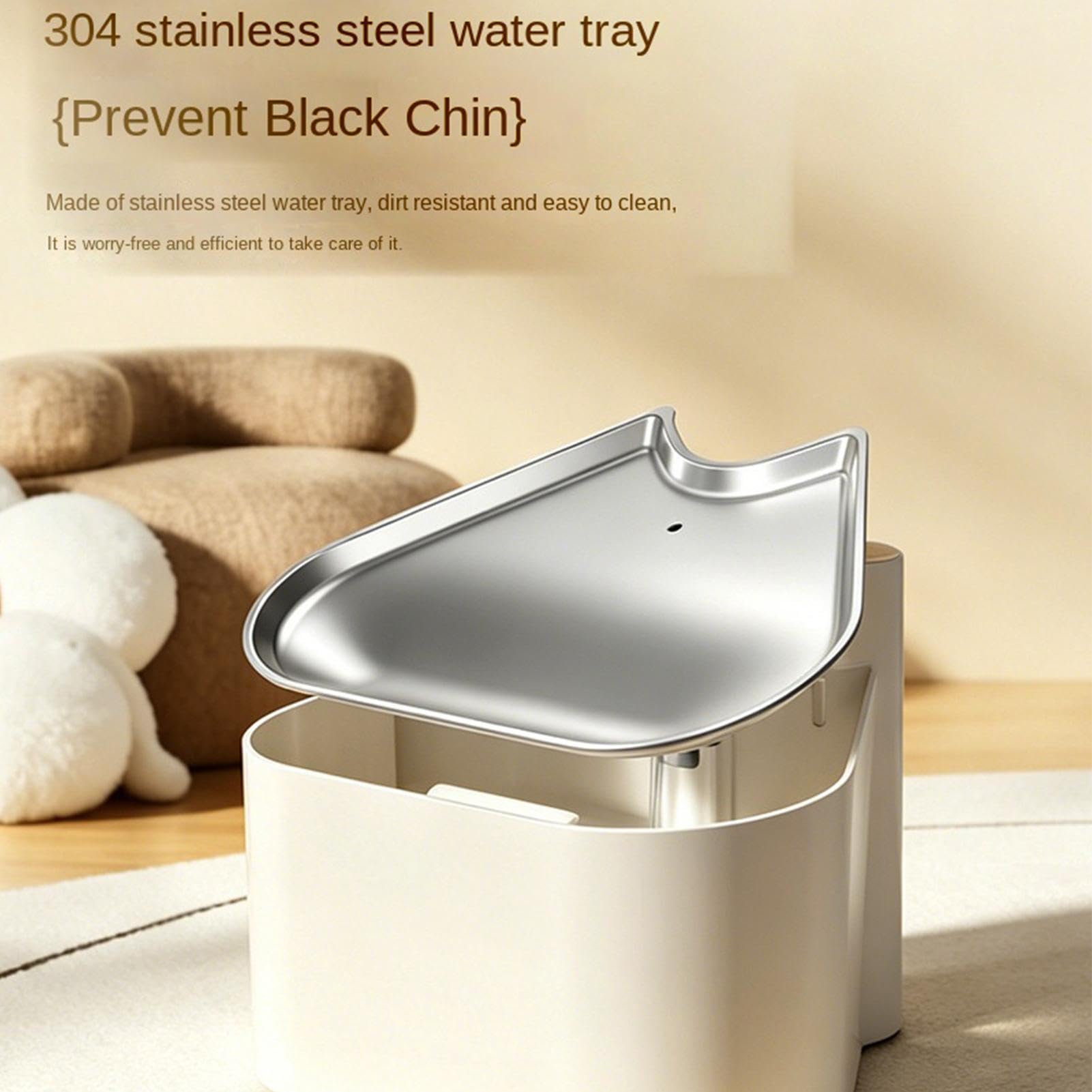 Fuente De Agua Para Gatos 2000 mAh 1,6 L recargable y automática | Dispensador Automático De Agua Para Salón Balcón Tienda Mascotas Exterior Perro Cachorro Y Gatito