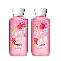 Vista 3 de Bath and Body Works - Juego de 2 gel de ducha de 10 onzas líquidas (Marshmallow Pumpkin Latte), multicolor