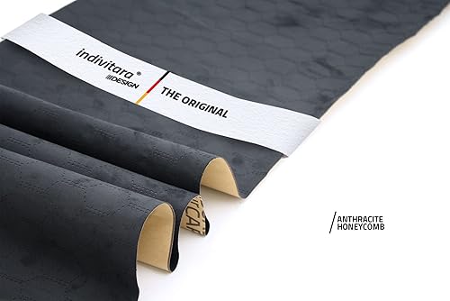 Miniatura 2 de Diseño autoadhesivo de gamuza de microfibra, tela elástica para el interior del automóvil, piel sintética suave al tacto para salpicadero, paneles