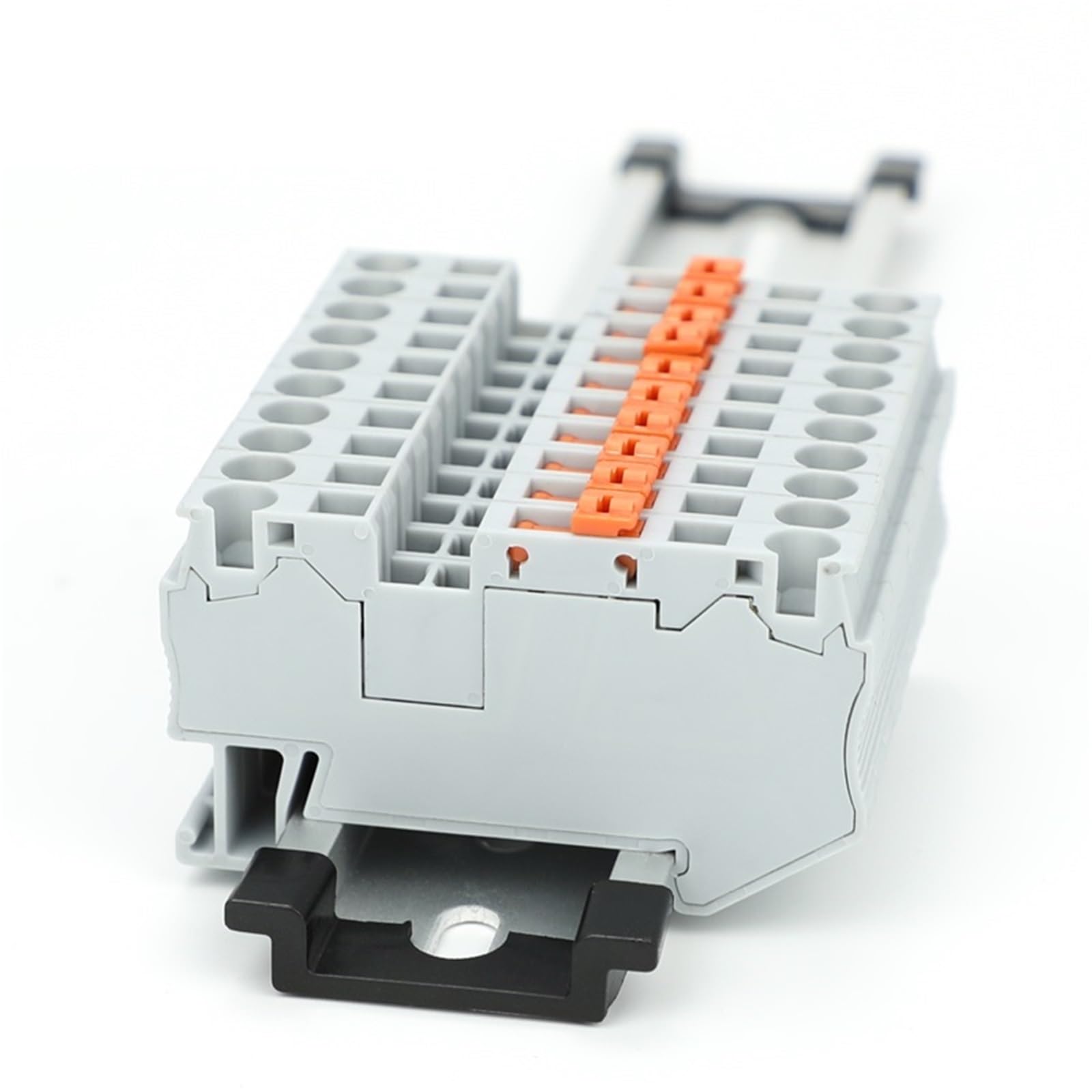 Bornier ST4-MT de test 20A raccordement câble 4 mm² connecteur rail DIN tableau électrique
