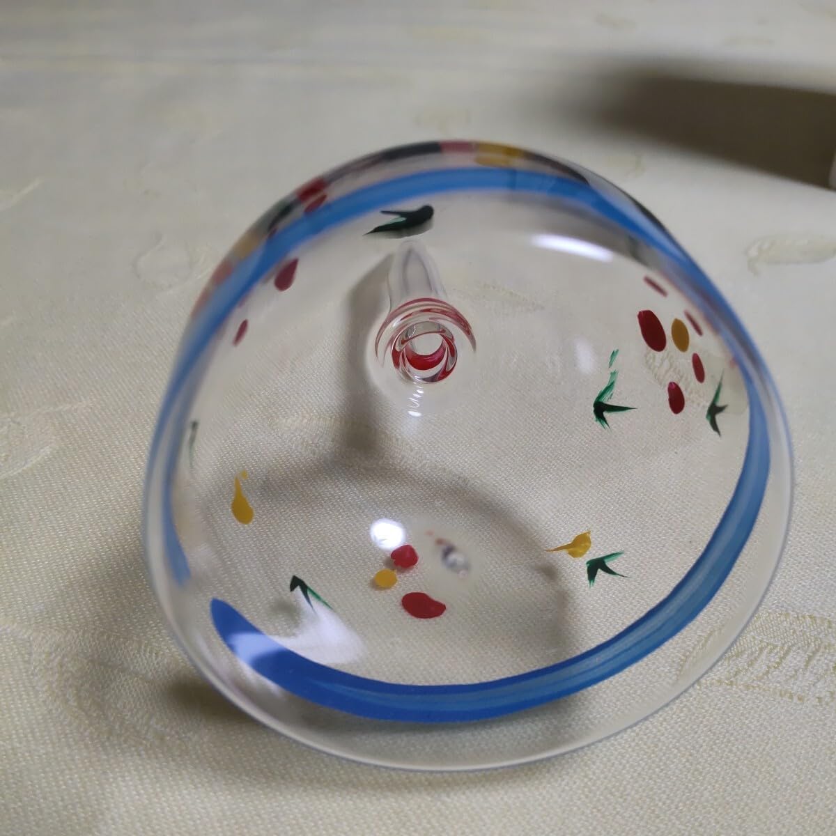 Amazon.co.jp: 博多ちゃんぽん ビードロ 小川勝男 彩色 絵付け 箱崎宮