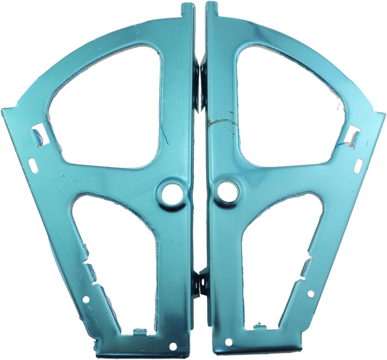 2PCS 1 Layer Shoes Drawer Cabinet Hinges 235x130mm Silver Stainless Steel Replacement Part Hardware Connection Frame Suitable for Shelves