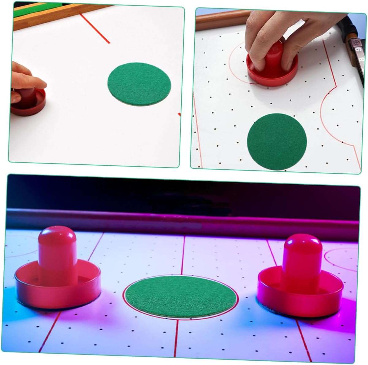 VICASKY Table Hockey Pad Durable Replacement Accessories for Hockey Tables High Impact Resistance Comfortable