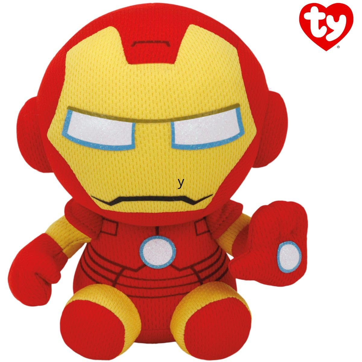 Ty Marvel Surtido de 4 superhéroes, Spiderman, Iron Man, Hulk, Capitán Ty Marvel Surtido de 4 superhéroes, Spiderman, Iron Man, Hulk, Capitán