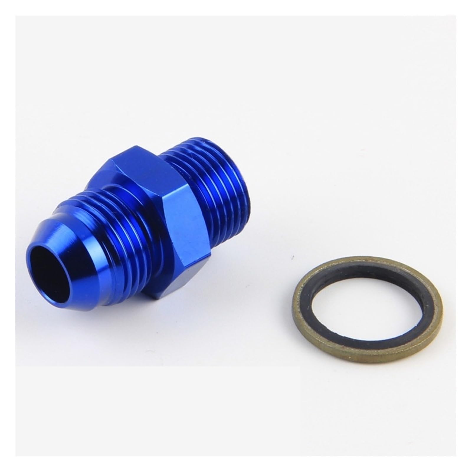 AN6 AN8 AN10 M14 M16 M18 Rechte Mannelijke Flare Union Brandstof Luchtslang Fitting Adapter (Color : An10 to m14-1.5