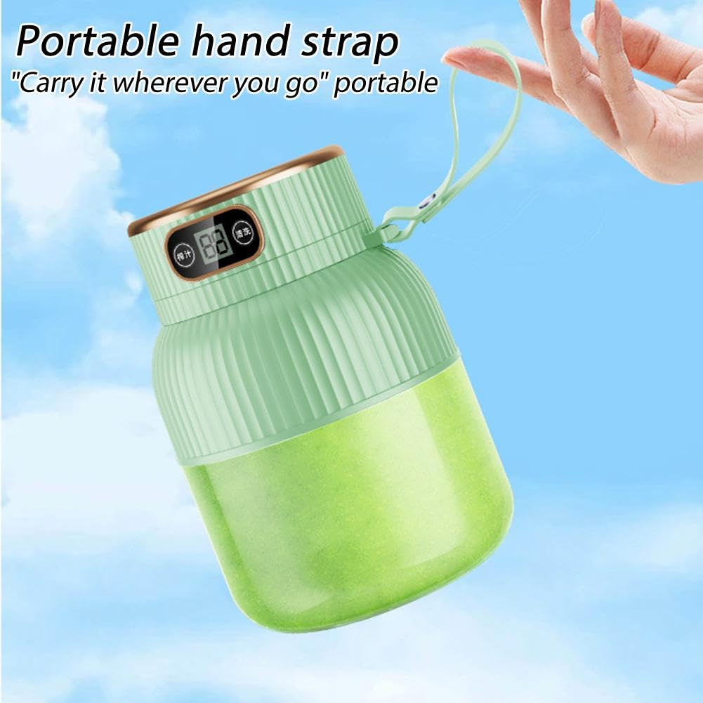 Vaso exprimidor inalámbrico portátil, vaso exprimidor eléctrico mejorado 2026 de 20 onzas, taza de jugo inalámbrica, para electrodomésticos portátiles, licuadora personal recargable para batidos