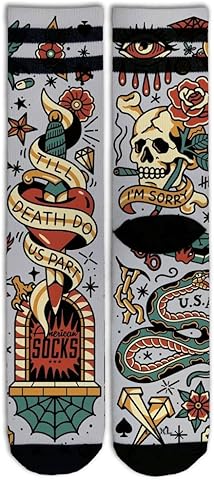 American Socks - Mid High - Calcetines de deporte para hombre y mujer, Calcetines de Crossfit, Calcetines de Padel, Calcetines de Running, Calcetines de Ciclismo, Bici y Skate.