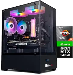 PC Gamer ITX Arena, Ryzen 5 5500, NVidia GeForce RTX 5060 8GB, Ram 16GB, SSD 1TB, Gabinete Gamer