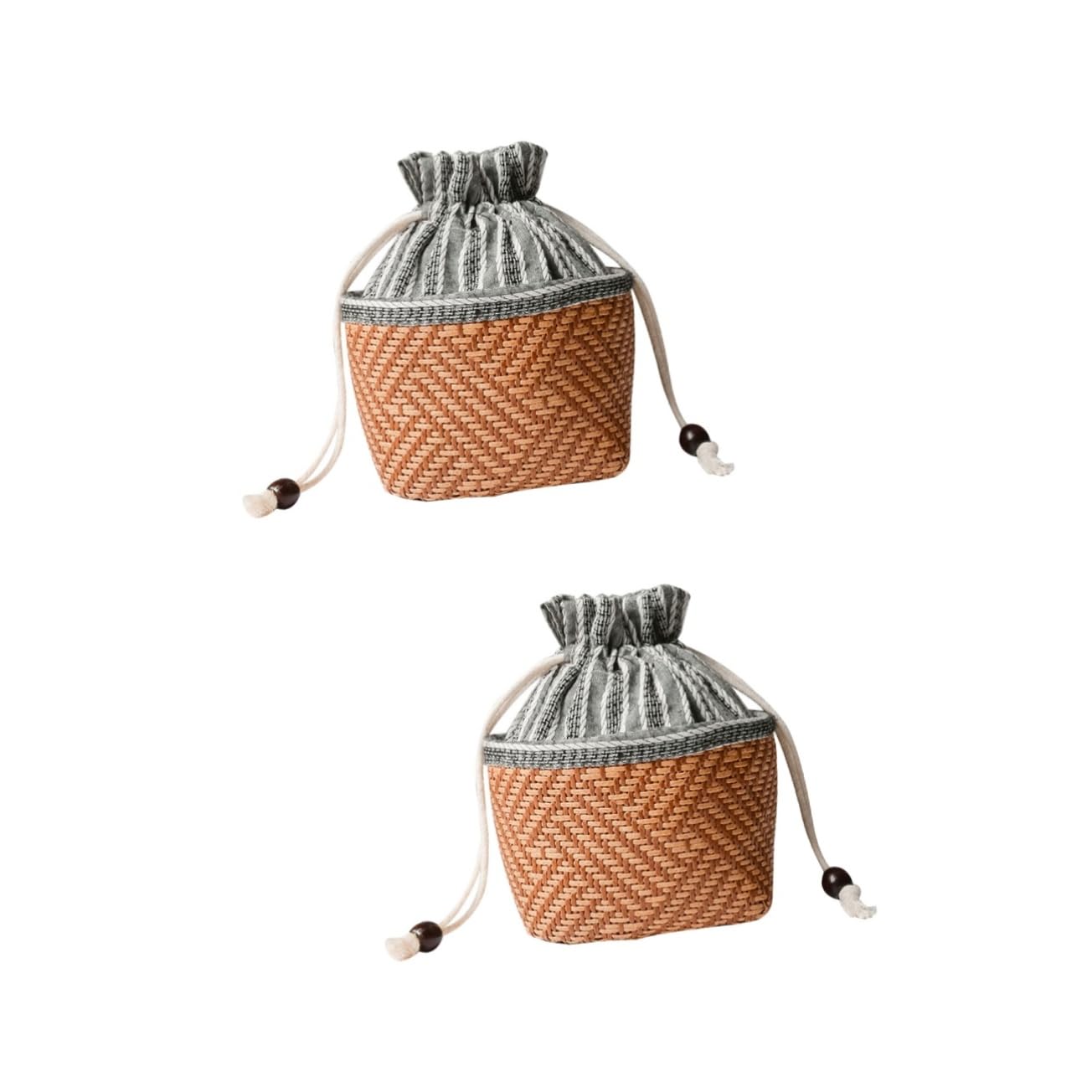 Juego de té de 2 piezas con almacenamiento multiusos para conservar la frescura