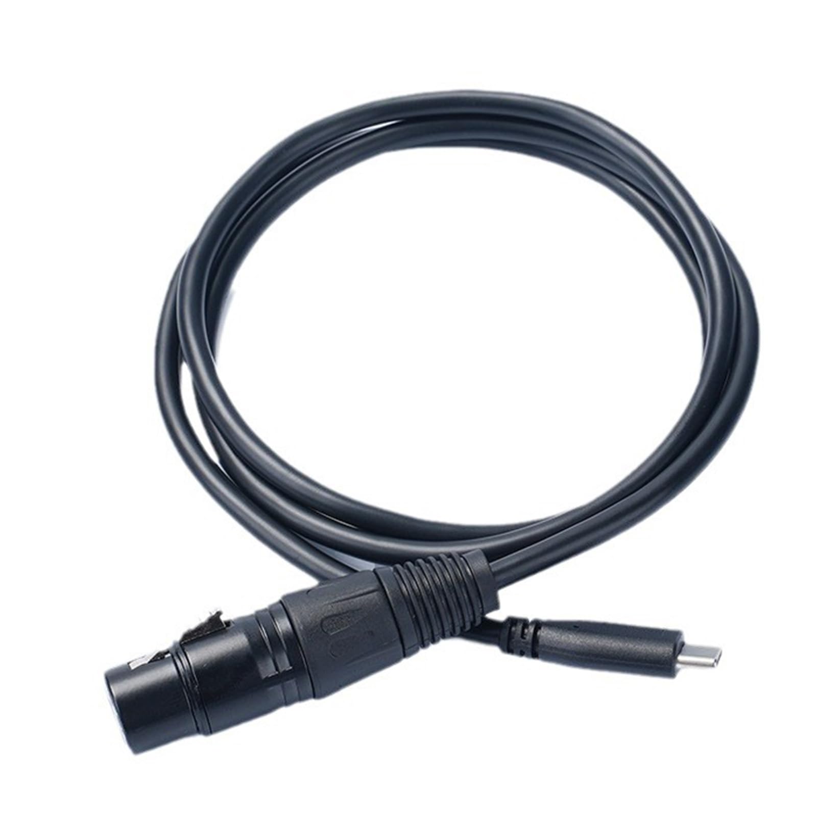 Adattatore da tipo C a XLR a 3 pin, da USB tipo C a 3 pin XLR, cavo audio stereo maschio a maschio femmina, convertitori da cavo a
