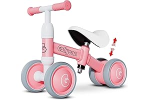 Adjustable Balance Bike for 1-Year-Old Girls