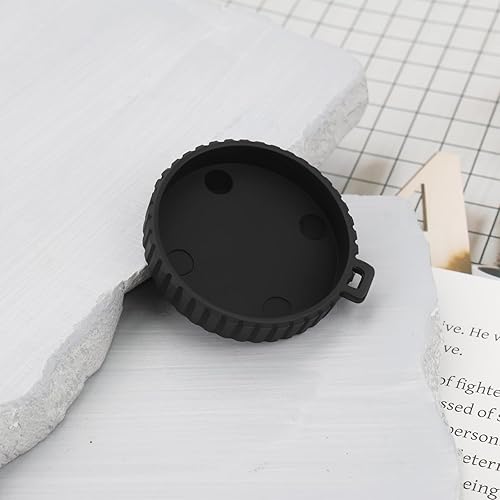 Miniatura 6 de Funda protectora de silicona para lente de cámara, 4 unidades, compatible con Osmo Action 5pro 4 3, color negro